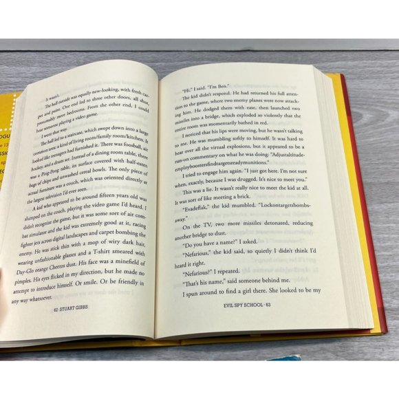 Lot of 3 Spy School Childrens Books Stuart Gibbs Spy Camp Evil Spy School - Picture 4 of 11